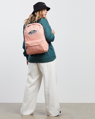 Vans Women's Pink Backpacks - Realm Backpack - Size One Size at The Iconic