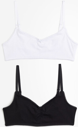 H&M 2-pack Microfiber Soft-cup Padded Bras
