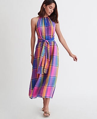 madras plaid dress