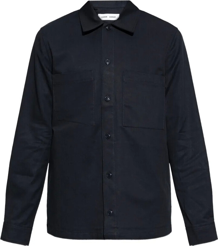 Samsoe & Samsoe Sataka button-up shirt jacket