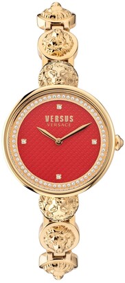 Versus By Versace Women's South Bay Gold-Tone Stainless Steel Bracelet Watch 34mm
