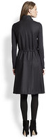 Thumbnail for your product : Akris Punto Wool Flannel Drawstring Dress