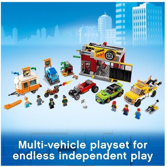 Lego City 60258 Tuning Workshop with 6 Vehicles