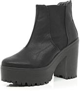 Thumbnail for your product : River Island Cleated Chelsea Ankle Boots