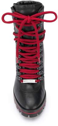 DSQUARED2 Heeled Lace-Up Ankle Boots