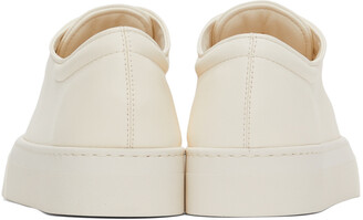 The Row White Marie H Lace-Up Sneakers