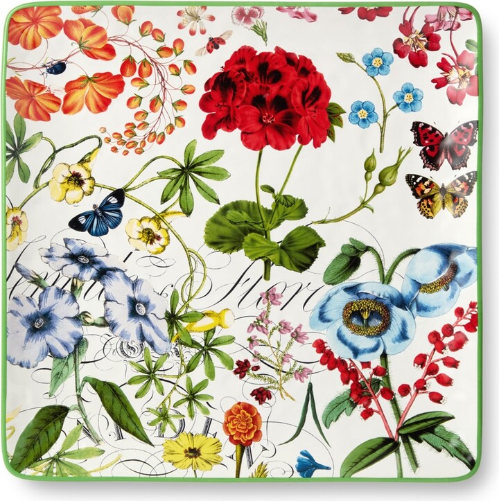 Certified International Greenhouse Square Platter