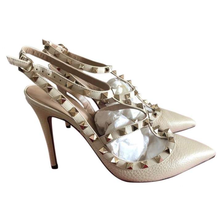 valentino heels white