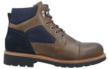 tommy hilfiger signature tape buckle biker boots