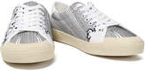 Thumbnail for your product : Saint Laurent Embroidered Canvas Sneakers