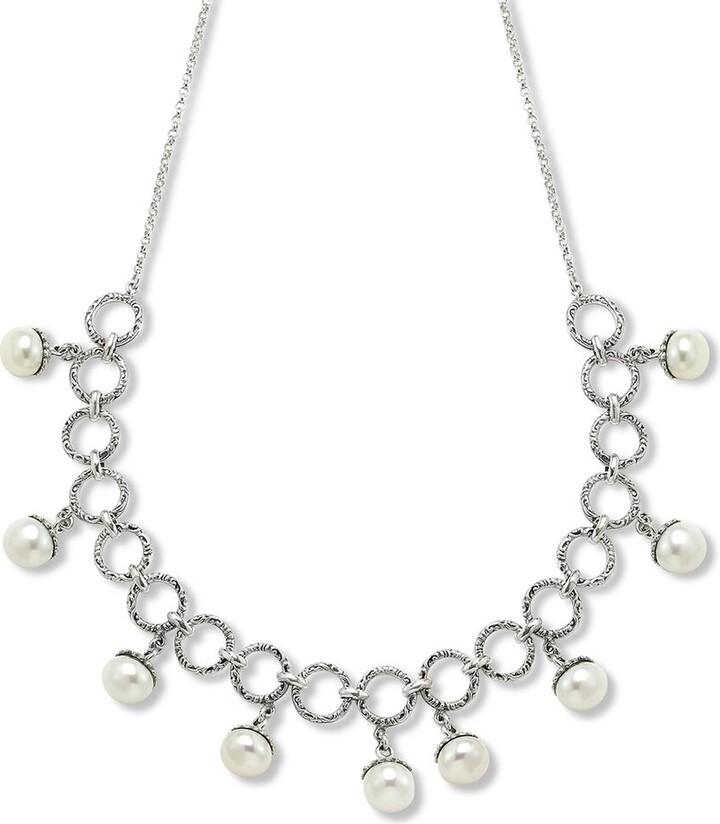 Samuel B. Silver 8mm Pearl Necklace