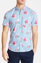 Thumbnail for your product : Bonobos Slim Fit Short Sleeve Floral Print Sport Shirt