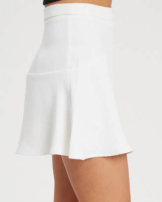 Tussah - Women's White Mini skirts - Sofia Skirt - Size One Size, 14 at The Iconic