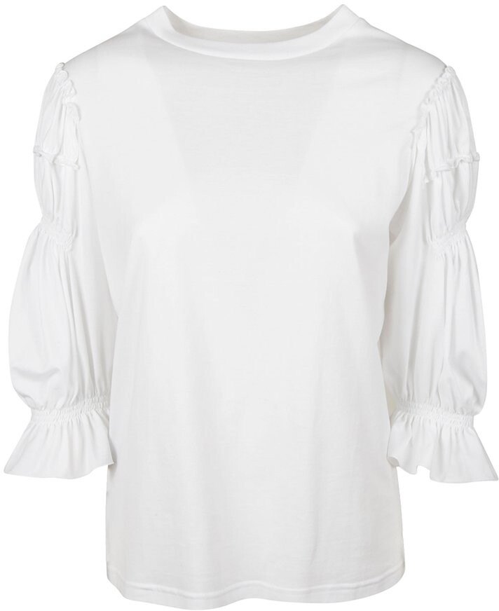 Frill Sleeve Sweater | Shop the world's largest collection of fashion |  ShopStyle