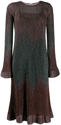 M Missoni Metallic Knitted Dress