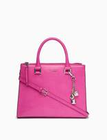 Thumbnail for your product : Calvin Klein saffiano leather dual zip satchel