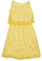Thumbnail for your product : K.C. Parker Girl's Lace Overlay Dress
