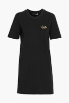 Thumbnail for your product : Love Moschino Appliquéd cotton-blend jersey mini dress