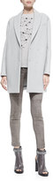 Thumbnail for your product : Brunello Cucinelli Cashmere Crystal Embroidered Sweater