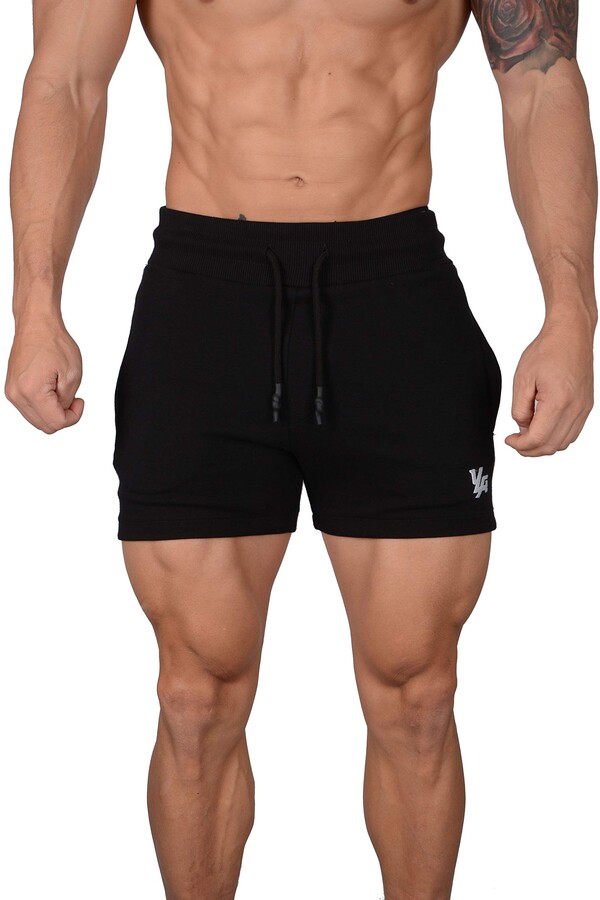 YoungLA Bodybuilding Shorts for Men Classic Weight Lifting Shorts