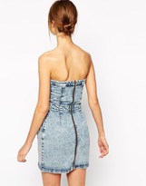 Thumbnail for your product : B.young Warehouse Denim Bustier Dress