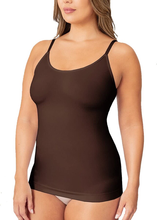 SHAPERMINT Scoop Neck Compression Cami - Tummy and Waist Control