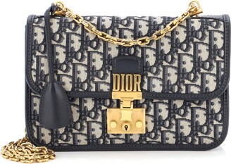 Christian Dior Dioraddict Flap Bag Oblique Canvas Medium - ShopStyle