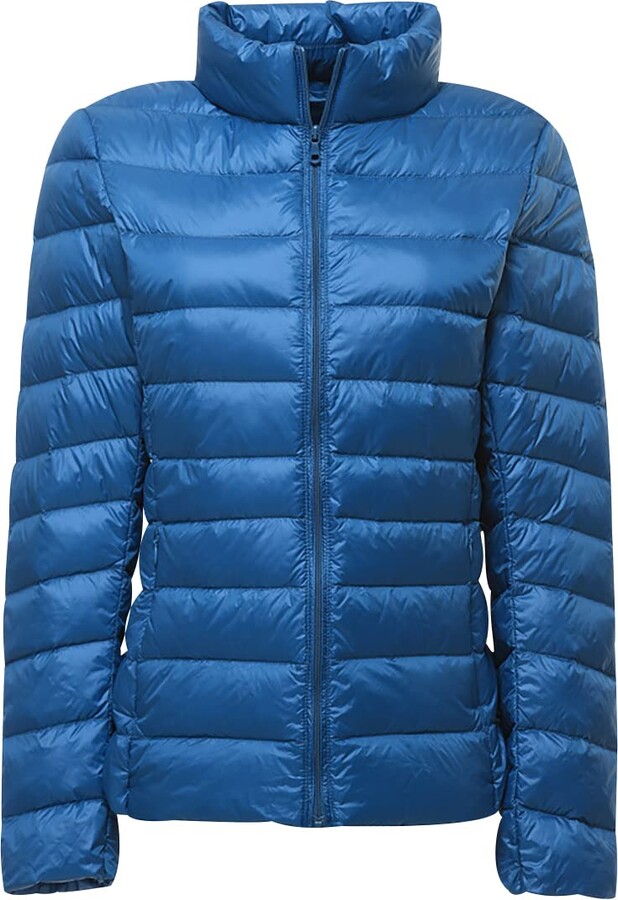 Peuignao Ladies Puffer Jacket Lightweight Down Jacket Women Packable