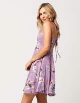 Thumbnail for your product : Socialite Floral Cross Back Dress