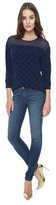 Thumbnail for your product : Juicy Couture Flocked Dot Top