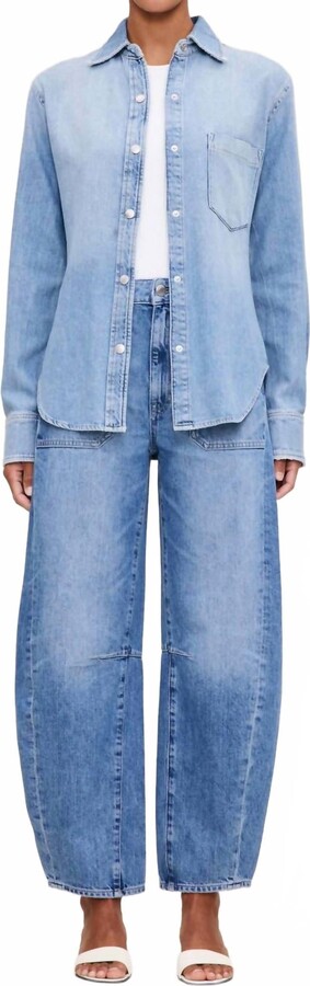DL1961 - Women's Women's Ines Denim Shirt In Riverbank