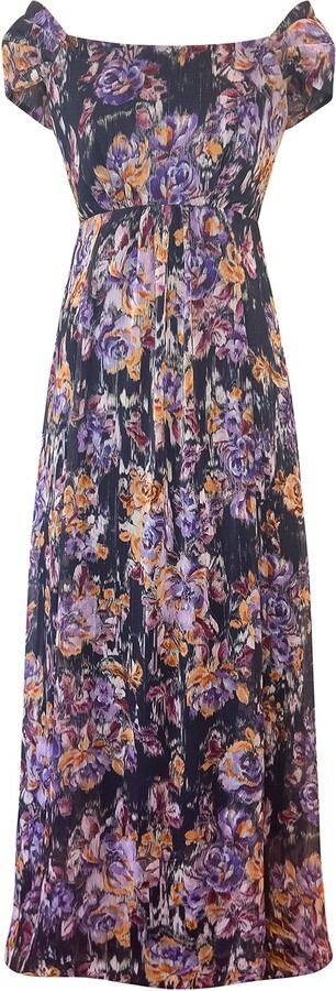 Alie Street London Florence Maxi Dress In Purple Haze