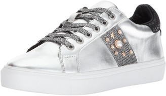 steve madden silver platform sneakers