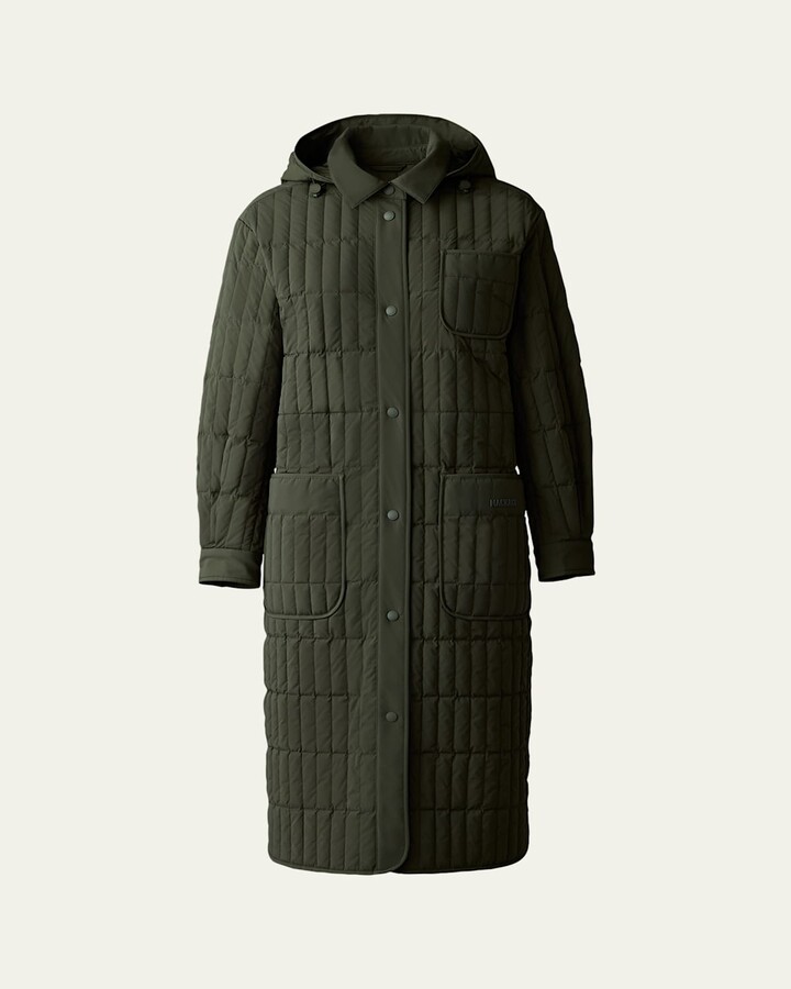 Mackage Tadoka Lightweight Water-Resistant Vertical Quilted Coat