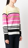Thumbnail for your product : Sonia Rykiel Embroidered-Logo Striped Jumper