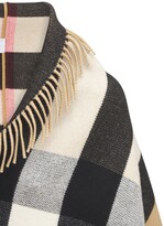 Thumbnail for your product : Burberry Mega Wool & Cashmere Check Pocket Stole
