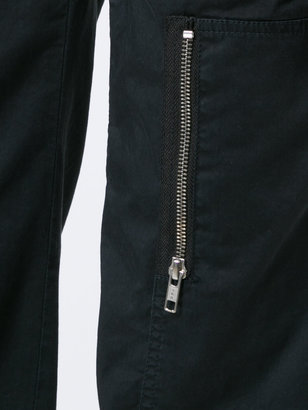 Nili Lotan zip detail straight trousers