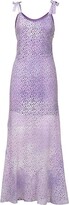 Cotton Woven Dress Lilac Tie Dye 