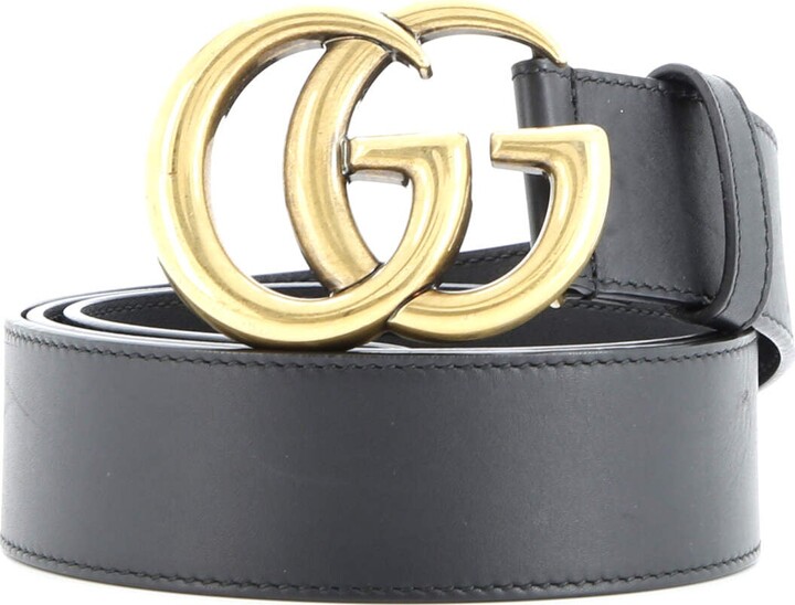 GUCCI GG Marmont Belt Leather Medium