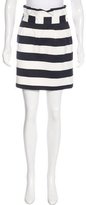 Thumbnail for your product : Kate Spade Striped Mini Skirt