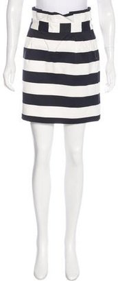 Kate Spade Striped Mini Skirt
