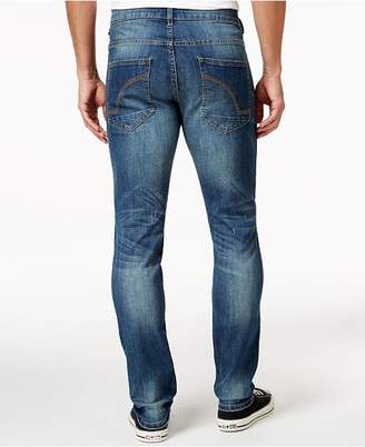 Macy's Ring Of Fire Men's Slim Fit Stretch Rip & Repair Jeans, Created for