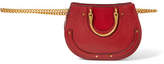 Thumbnail for your product : Chloé Pixie Mini Suede And Textured-leather Belt Bag