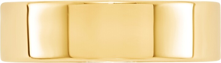Bloomingdale's Fine Collection Men's 6mm Lightweight Flat Band Ring in 14K Yellow Gold