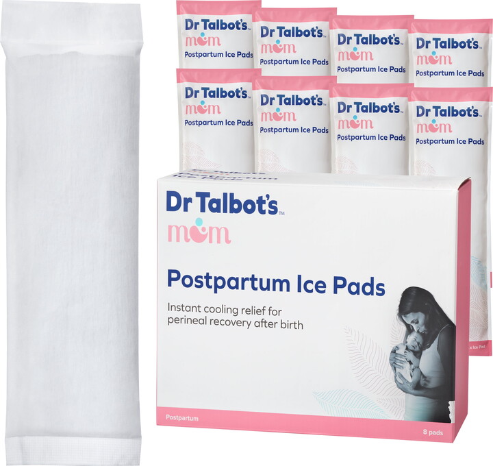Dr. Talbot's Mom Postpartum Ice Pack Pads for Pain Relief, 8 Pack