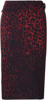 Tom Ford - leopard print pencil skirt