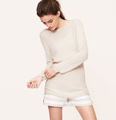 Thumbnail for your product : LOFT Petite Ribbed Boatneck Sweater