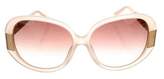 Thumbnail for your product : Oscar de la Renta Oversize Tinted Sunglasses