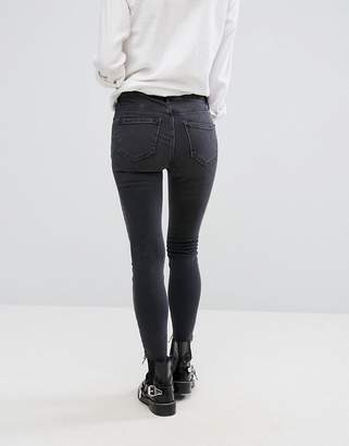 New Look Petite Embroidered Skinny Jean