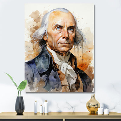 Darby Home Co James Madison Portrait - President/Political Wall Decor
